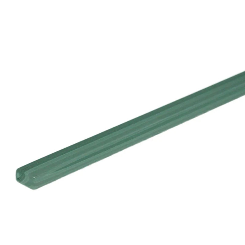 CNK Tile Sage Glass Pencil Liner - Cylindrical Green Glass Trim - 1/8" To 1/4" For Kitchen Bathroom Backsplash & Floor – Durable Easy Maintenance Elegant Accent For Interior Design – Pack Of 1