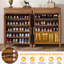 Armoire de rangement à chaussures à 5 niveaux avec portes à persiennes et tiroir