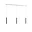 Luminaire suspendu cylindrique à DEL 3 lumières pour îlot de cuisine Bowning-1443815706-1443815707