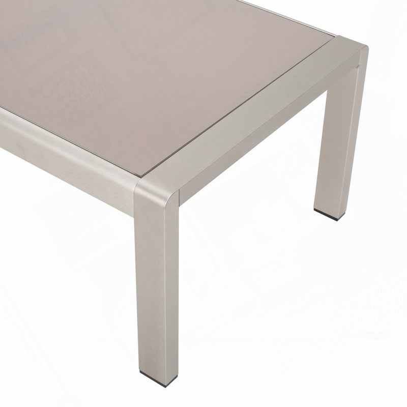 Table basse d'extérieur, Argent argent