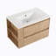Meuble-lavabo mural 30 po avec lavabo en céramique à 2 tiroirs à fermeture en douceur-501488657-501488656