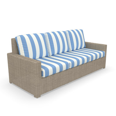 Henri 3 Seat Sofa With Sunbrella Cushions