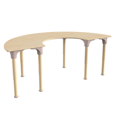 Bright Beginnings Adjustable Height Horseshoe Activity Table