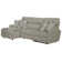 3 - Piece Power Reclining Sectional with 1 Lay-Back Chaise and 1 Lay-Flat Recliner