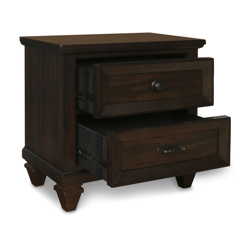 Table de chevet 2 tiroirs Brayston