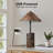 2 Pack Rechargeable 3600mAh Battery Operated LED Table Lamps, 3-Way Dimmable, Boho Rattan Wicker Shade with Marble Base