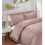 Microfiber/Polyester Striped Duvet Cover Set with Fitted Sheet Pillowcases -107098800-110204531