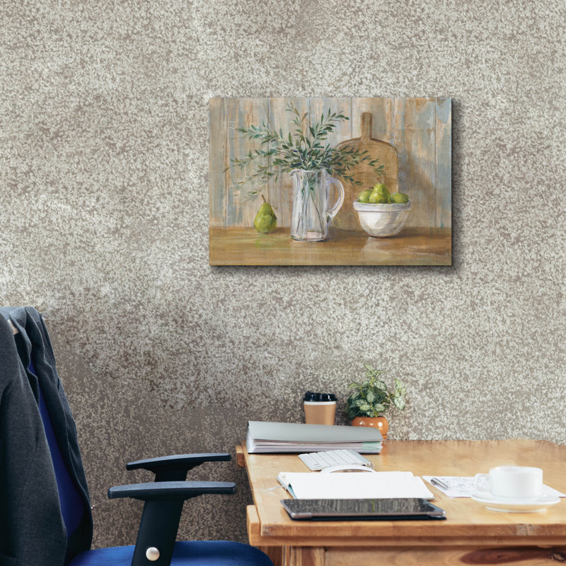 «Autumn Kitchen» par Danhui Nai, art mural sur toile, H 18 po x l 26 po