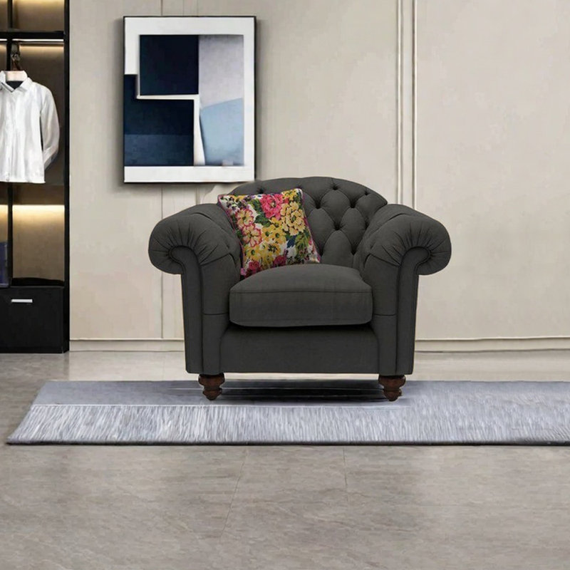 Manvinder, Dark Grey Polyester Blend