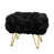 Fausse fourrure noire est en rupture de stock