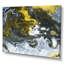 Marbre liquide noir, blanc et jaune II - peinture sur toile-67227784-67227787