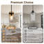 Luminaire suspendu pour îlot de cuisine 1 lumière Levona, verre d'eau ambré soufflé à la main, réglable en hauteur-2093637695-2112364381
