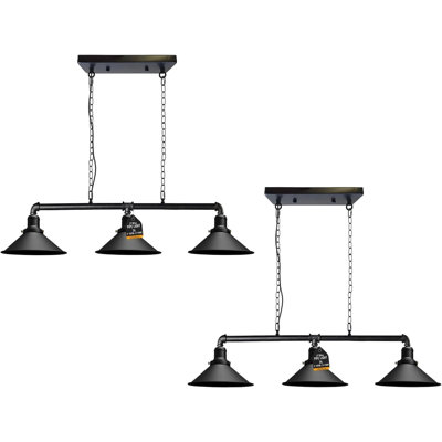 3 - Light Kitchen Island Chandelier