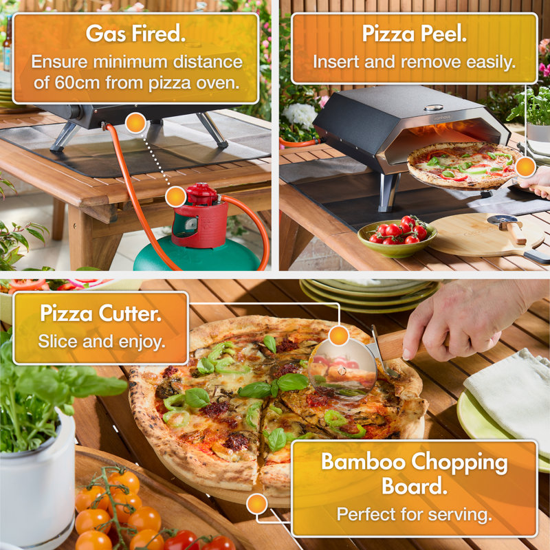 VonHaus Free Standing Pizza Oven