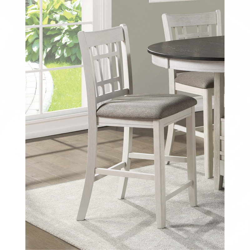 Ensemble de chaises de salle à manger décontractées à hauteur de comptoir de 2 pièces