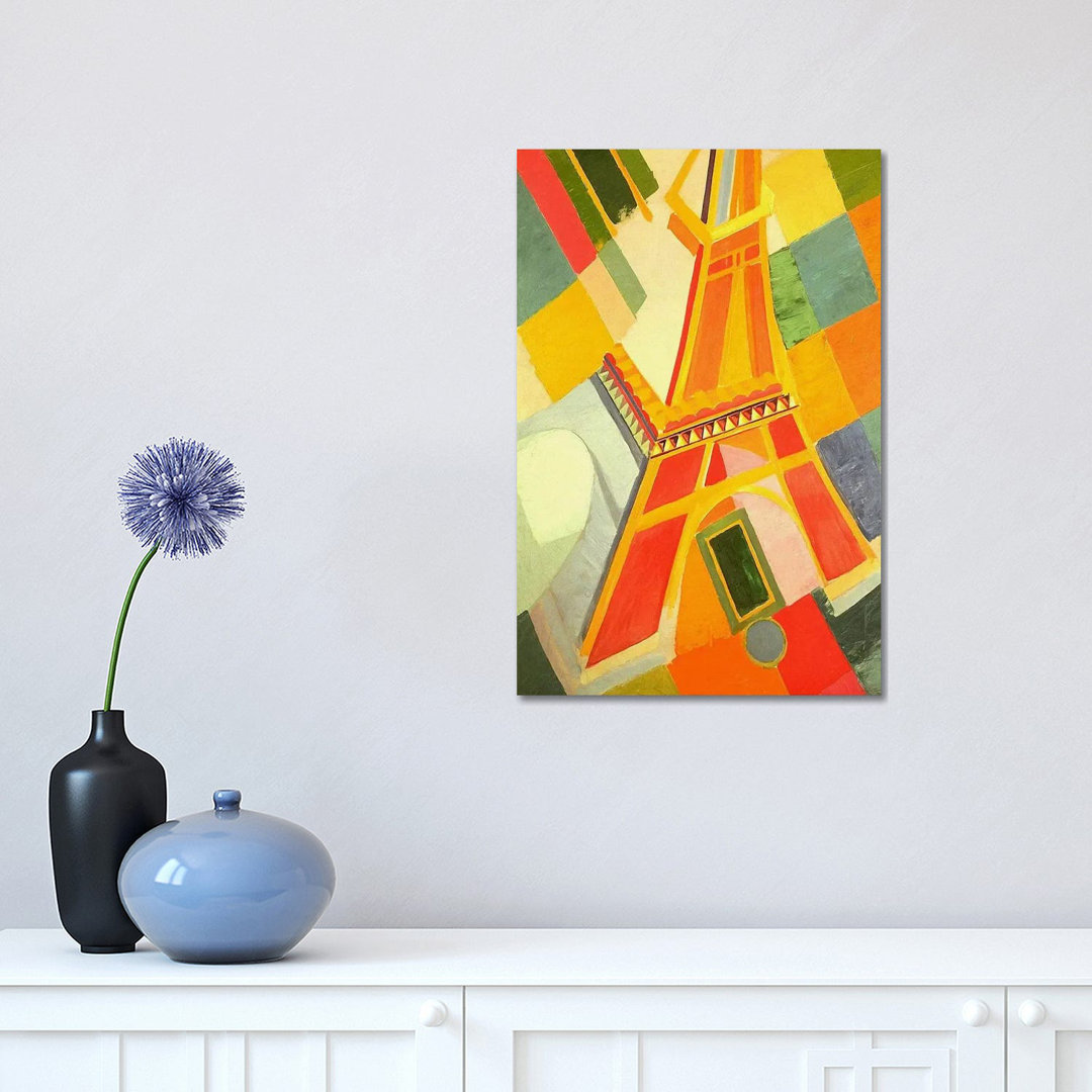 Eiffel Tower by Robert Delaunay - Wrapped Canvas Gallery-Wrapped Canvas Giclée
