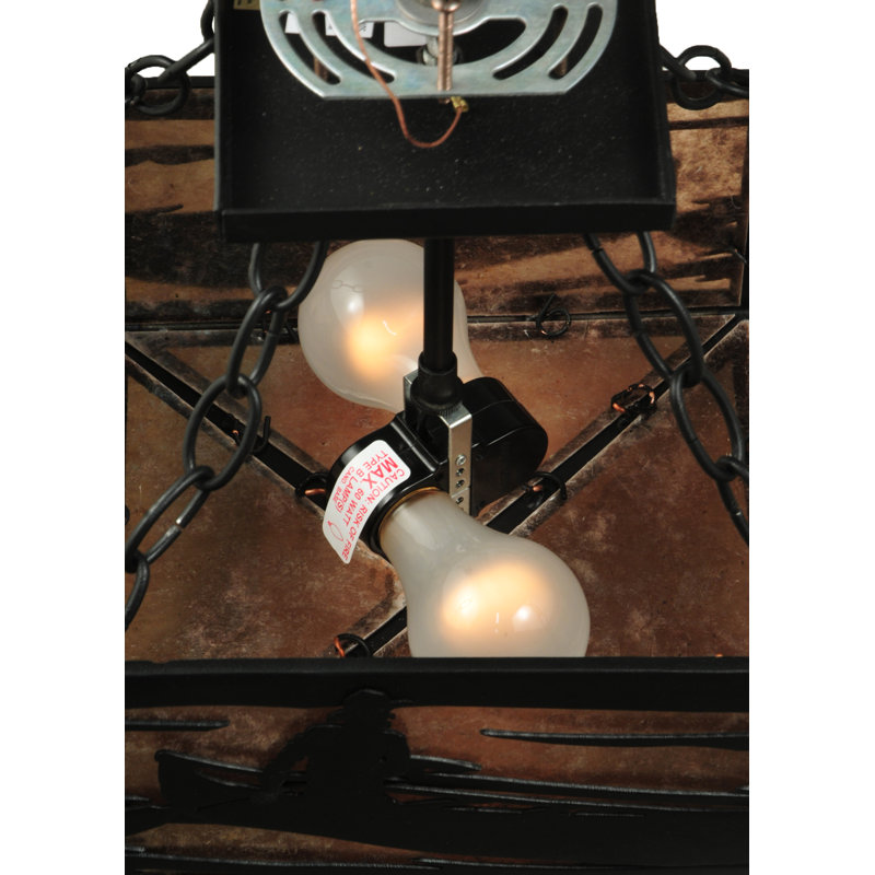 Glass Semi Flush Mount