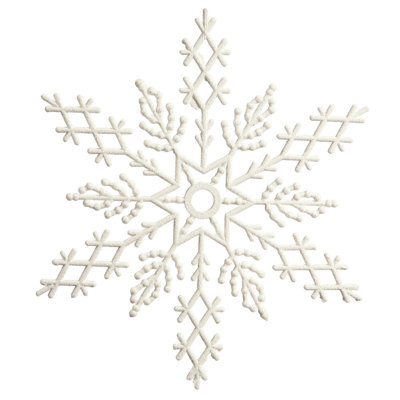 Glitter Snowflake Ornament