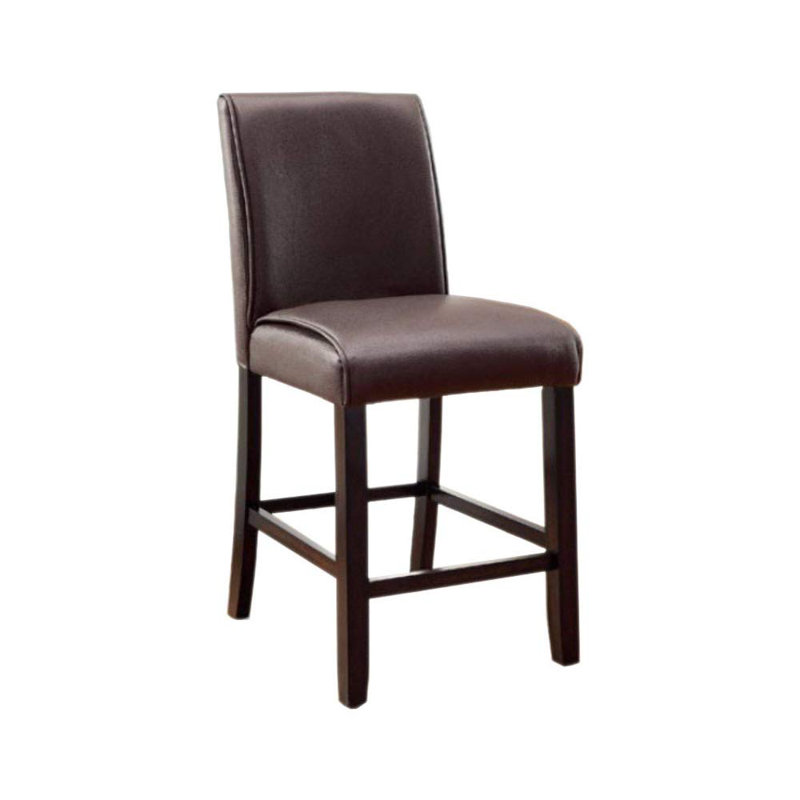 Chaise d’appoint en lin brun Lianna