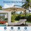 Parasol de patio décalé de 10 pi avec réglage facile de l'inclinaison et de la levée-1054894852