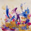 The Touch of Ocean No.3 by Fanyu Lin - Single Picture Frame Painting