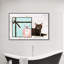 Cat Glam Blue Box - impression sur toile-58872898-58872890