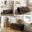 Banc repose-pieds en velours avec rangement amovible Nestl-132127315-132127322