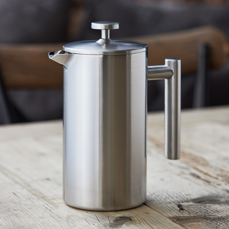 Stellar Coffee, Cup Double Walled Matt Cafetiere, 16cm H x 11cm W x 23cm L, 0.9 Litres