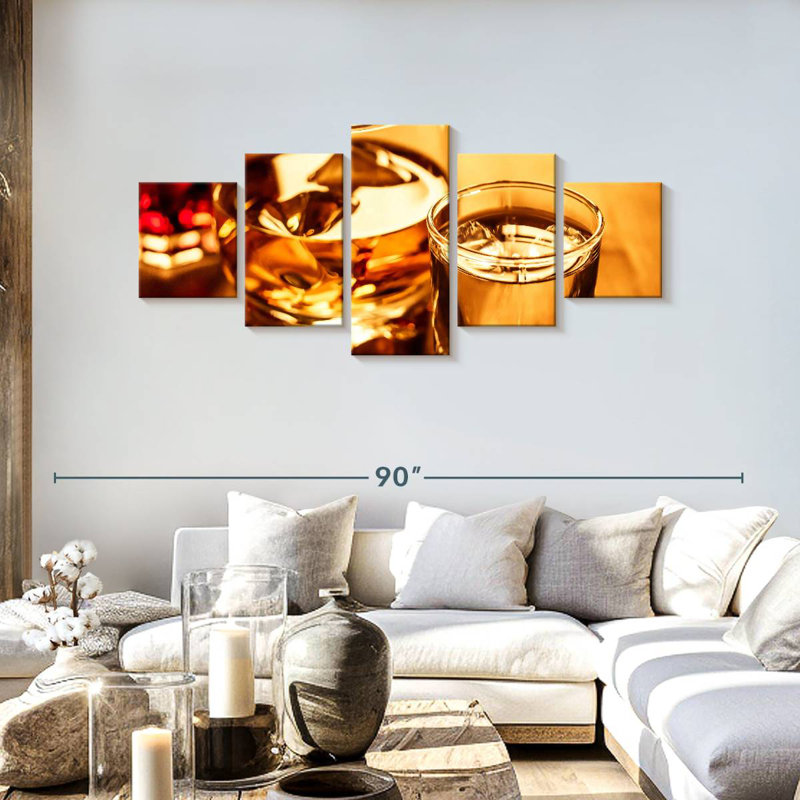 Cocktail Drinks, 30" H x 68" W