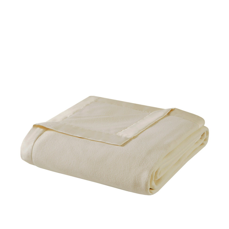 Microfleece Blanket King, King, Ivory
