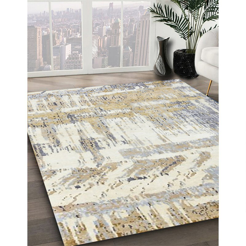 Tapis marocain tissé à la machine, Rectangle 5 pi x 8 pi