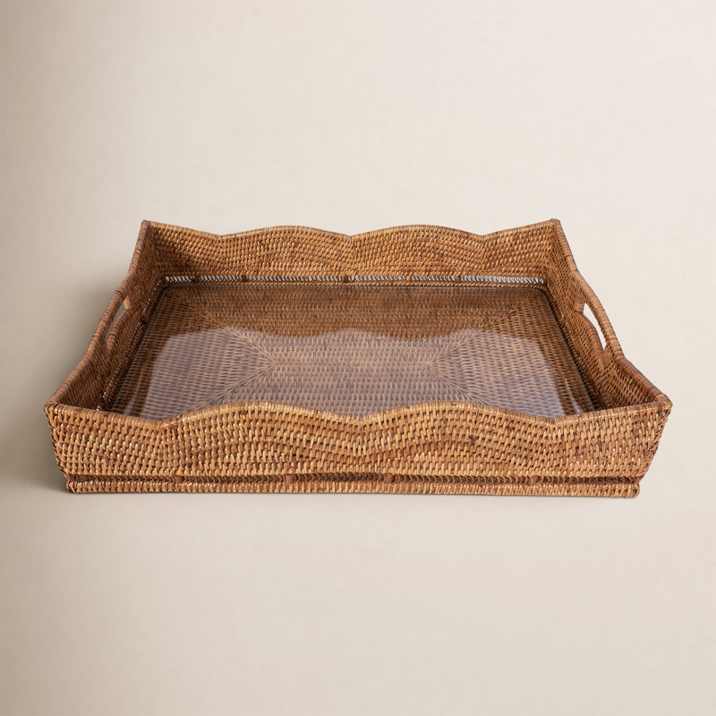 Landry Coffee Table Tray, Honey Brown, Honey Brown