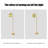 Medieval style metal glass floor lamp-509533750