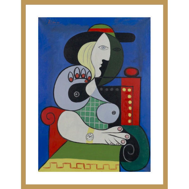 Femme à la montre par Pablo Picasso, H 41,5 po x l 32,18 po