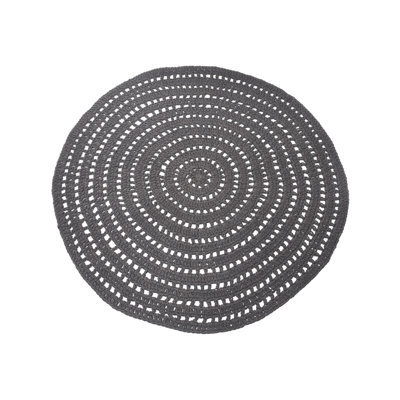 Round Ada Solid Colour Hand Woven 150cm X 150cm Area Rug