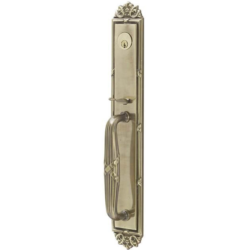 Emtek Imperial Full Length Dummy Tubular Entryset, Milano Lever, Oil Rubbed Bronze, Right Handed
