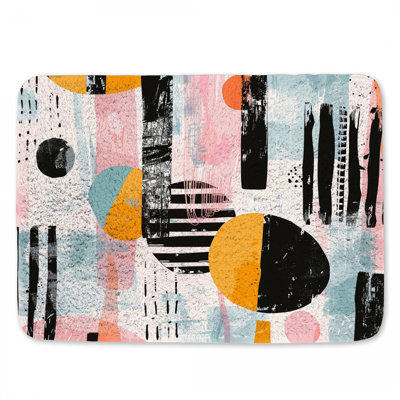 Tapis abstrait pour salle de bain Steampunk