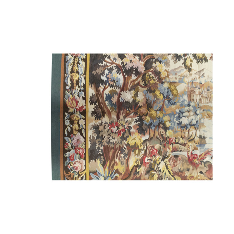 Hand-Knotted High-Quality Brown and Brown Area Rug