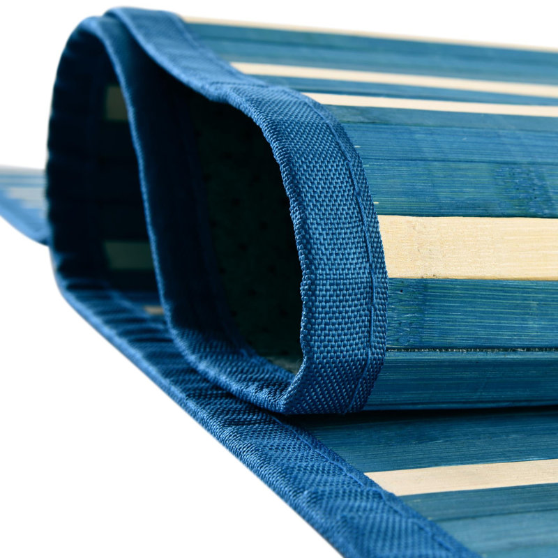 Matherville Striped Indoor Rug, Round 5'3"