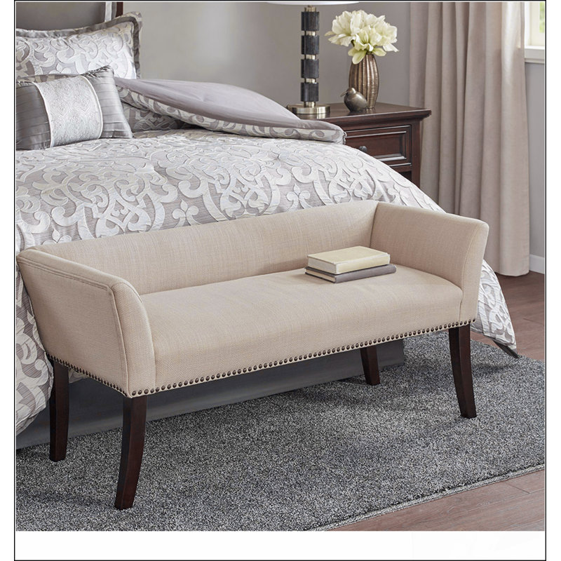 One More Accent Bench A solid basic framework, comfortable, durable and beautiful, Tan