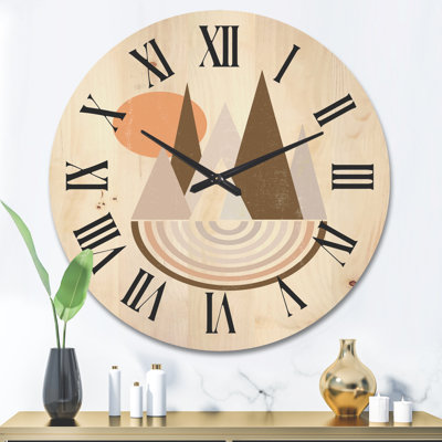 Solid Wood Wall Clock