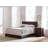 Clu Faux Leather Upholstered Full Panel Bed Brown-39758391-28453077
