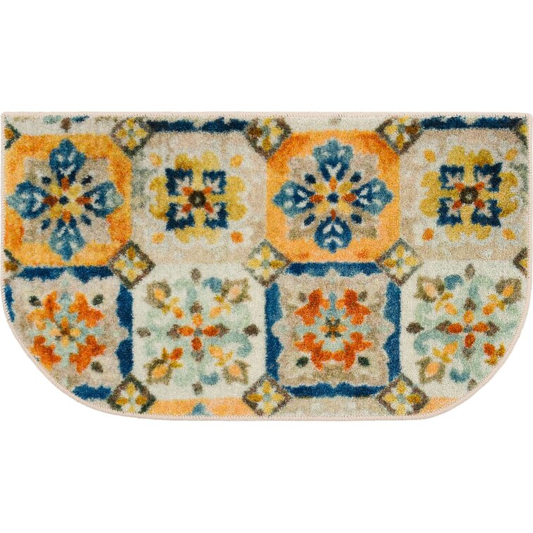 Tressa Boho Tile Anti-Fatigue Mat World Menagerie