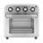 7-IN-1 Air Fryer Toaster Oven, 18L Convection Oven, 1700W Stainless Steel Toaster Ovens Countertop Combo with Grill, Pizza Pan, Gloves, 6 Slices Toast, 12-inch Pizza, Home and Commercial Use