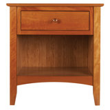 Newport 1 - Drawer Solid Wood Nightstand