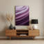 «Abstract Color Field 99», art mural en métal mauve-2147052266
