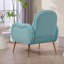 Fauteuil d'appoint avec pieds dorés en métal, fauteuil d'appoint en tissu flocon de neige, fauteuil d'appoint simple