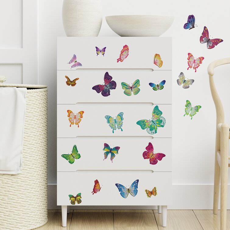 August Grove® Insects Non-Wall Damaging Wall Decal