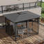 Pavillon de jardin avec filet Outsunny