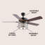Amoz 52'' Ceiling Fan with Light Kit